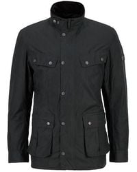 Barbour - Duke Water Resistant Windproof Cotton Long Sleeve Wax Jacket - Lyst