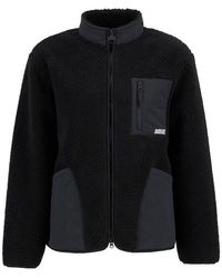 Barbour - Adams Oversized Funnel Neck Long Sleeve Teddy Coat - Lyst