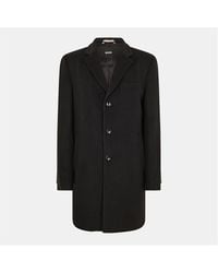 BOSS - Hyde Tailored Fit Long Formal Coat - Lyst