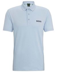 BOSS - Paddytech Contrast Logo Polo Shirt - Lyst