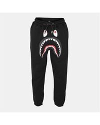 A Bathing Ape - Shark Closed Hem Fleece Joggers - Lyst