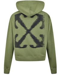 Off-White c/o Virgil Abloh - Logo Print Hoodie - Lyst