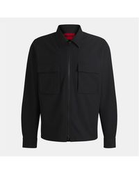 HUGO - Eselio Overshirt - Lyst