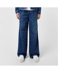 Valentino - Toile Iconographe Pattern Denim Jeans - Lyst