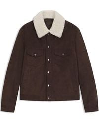 BOSS - X Beckham Leather Jacket - Lyst