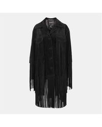 Dolce & Gabbana - Suede Structured Leather Jacket - Lyst