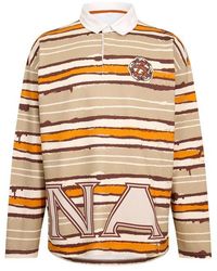 Napapijri - X Pdf Long Sleeve Rugby Shirt - Lyst