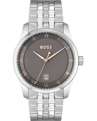 BOSS - Bssjwl Principle Large Roman Numerals Watch - Lyst