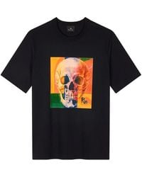 Paul Smith - Skull Graphic Print T-Shirt - Lyst
