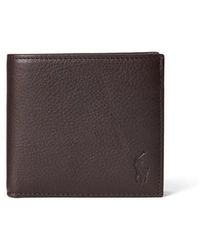 Polo Ralph Lauren - Pebble Leather Billfold Wallet - Lyst