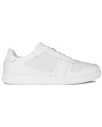 Calvin Klein - Low Lace Up Leather Trainers - Lyst