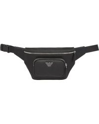 Emporio Armani - Regenerated Saffiano Leather Belt Bag - Lyst