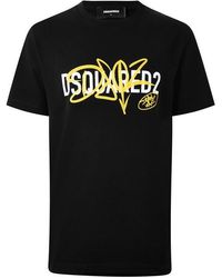 DSquared² - Dsq Sig Logo Tee Sn63 - Lyst