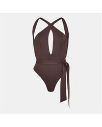 Max Mara - Cristel Scoop Neck Swimsuit - Lyst