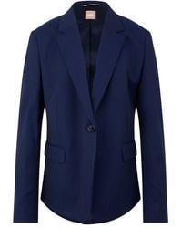 BOSS - Jeniver Structured Blazer - Lyst