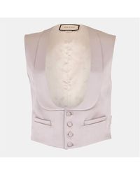 Gucci - Satin Formal Waistcoat - Lyst