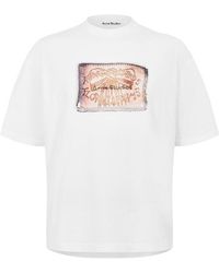 Acne Studios - Label Oversized T-Shirt - Lyst
