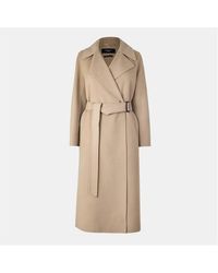 Weekend by Maxmara - Manu Wool Long Sleeve Longline Overcoat - Lyst