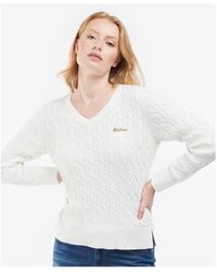 Barbour - Hampton V-Neck Knit - Lyst