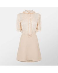 Valentino - Crepe Couture Mini Dress - Lyst
