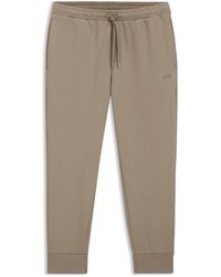 BOSS - Hadiko Joggers With Drawstring Waistband - Lyst