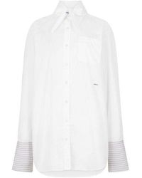 Prada - Long Sleeve Sh Ld64 - Lyst