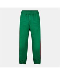 Gucci - Tapered Elasticated Cuff Closed Hem Woven Tracksuit Joggers - Lyst