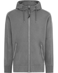 C.P. Company - Goggle Full-Zip Hoodie - Lyst