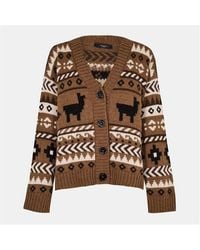 Weekend by Maxmara - Fine-Gauge Knit Button-Front Cardigan - Lyst