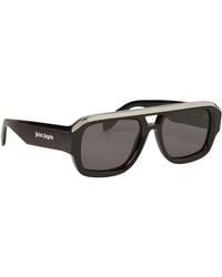 Palm Angels - Stockton Rectangle Sunglasses - Lyst