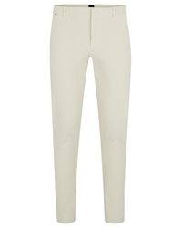 BOSS - Kaito1 Straight Leg Trousers - Lyst