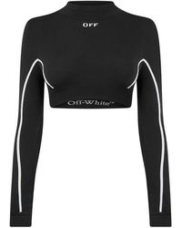 Off-White c/o Virgil Abloh - Off Ls Smls Crop Ld00 - Lyst