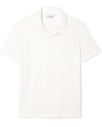 Lacoste - Classic Fit Open Neck Paris Polo Shirt - Lyst