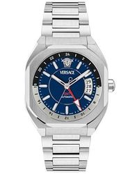 Versace - Chrono X Dial Stainless Steel Watch - Lyst