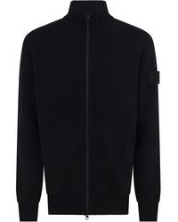 Stone Island - Ghost Badge Knit Jacket - Lyst