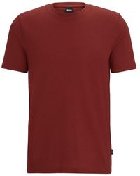 BOSS - Tiburt Bubble Jacquard Structure T-Shirt - Lyst