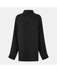 Balenciaga - Bal Fluid Long Sleeve Patterned Shirt - Lyst