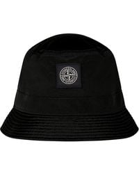 Stone Island - Patch Logo Nylon Metal Bucket Hat - Lyst