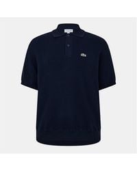 Lacoste - Striped Crew Neck Jumper - Lyst