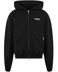 Represent - Rep Owners Club Zipped Hoodie, Bold Logo - Lyst