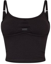 Tala - Sculpt Seamless Contrast Rib Vest Vintage - Lyst