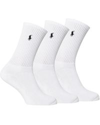 Polo Ralph Lauren - 3-Pack Pp Crew Socks - Lyst