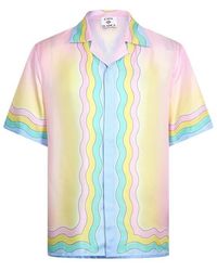 CASABLANCA - Love Of Short Sleeve Bowling Shirt - Lyst
