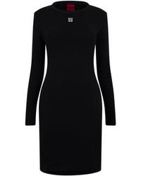 HUGO - Nemalia Mini Dress - Lyst