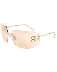 Miu Miu - Shield Sunglasses - Lyst