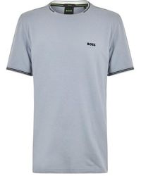 BOSS - Short Sleeve T-Shirt With Logo Detail (Taul Regular Fit) - Lyst