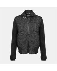 Dolce & Gabbana - Tone Hardware Structured Quilted Jacket - Lyst