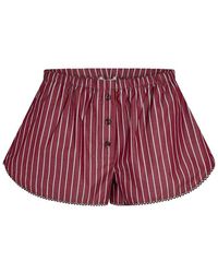 ANDAMANE - Arabella Boxer Woven Shorts - Lyst