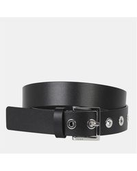 HUGO - Amelia Faux Leather Belt - Lyst