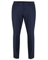 BOSS - H-Leon-Mm-C-224 10245447 01 Straight Leg Trousers - Lyst